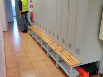 Delivery of wardrobes lockers to Air Baltic 6